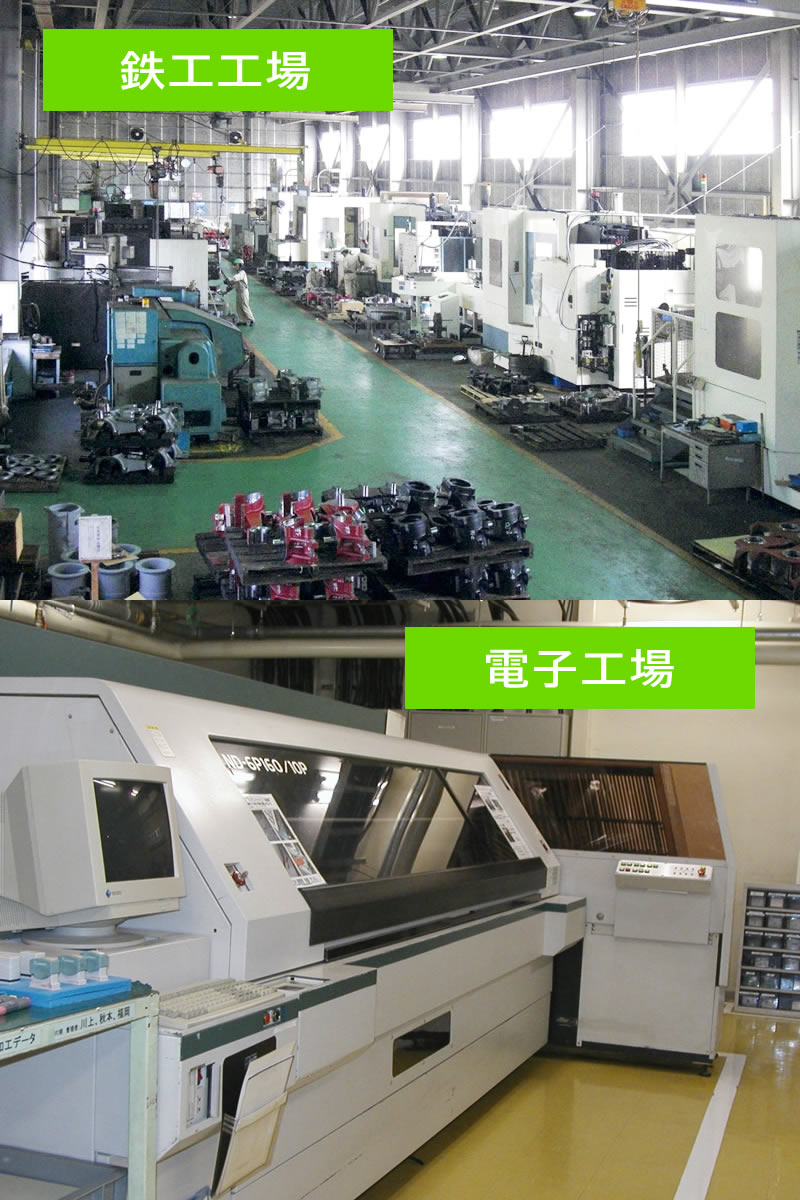 鉄工工場＆電子工場