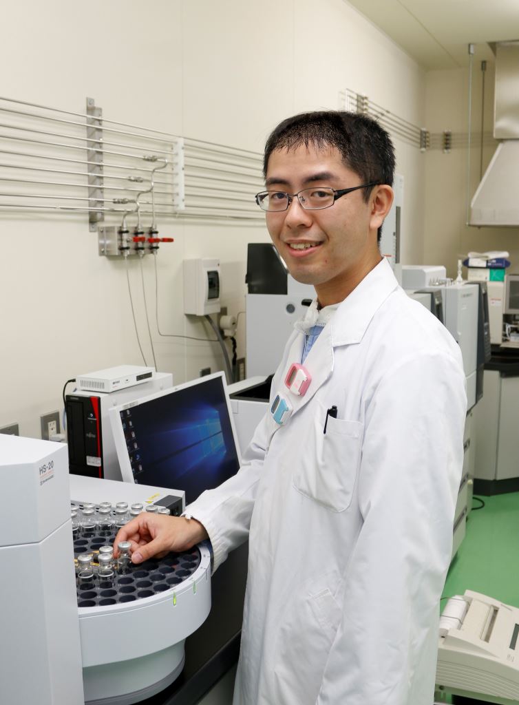 品質管理 奥村和也(2016年入社/三重大学大学院工学研究科卒)