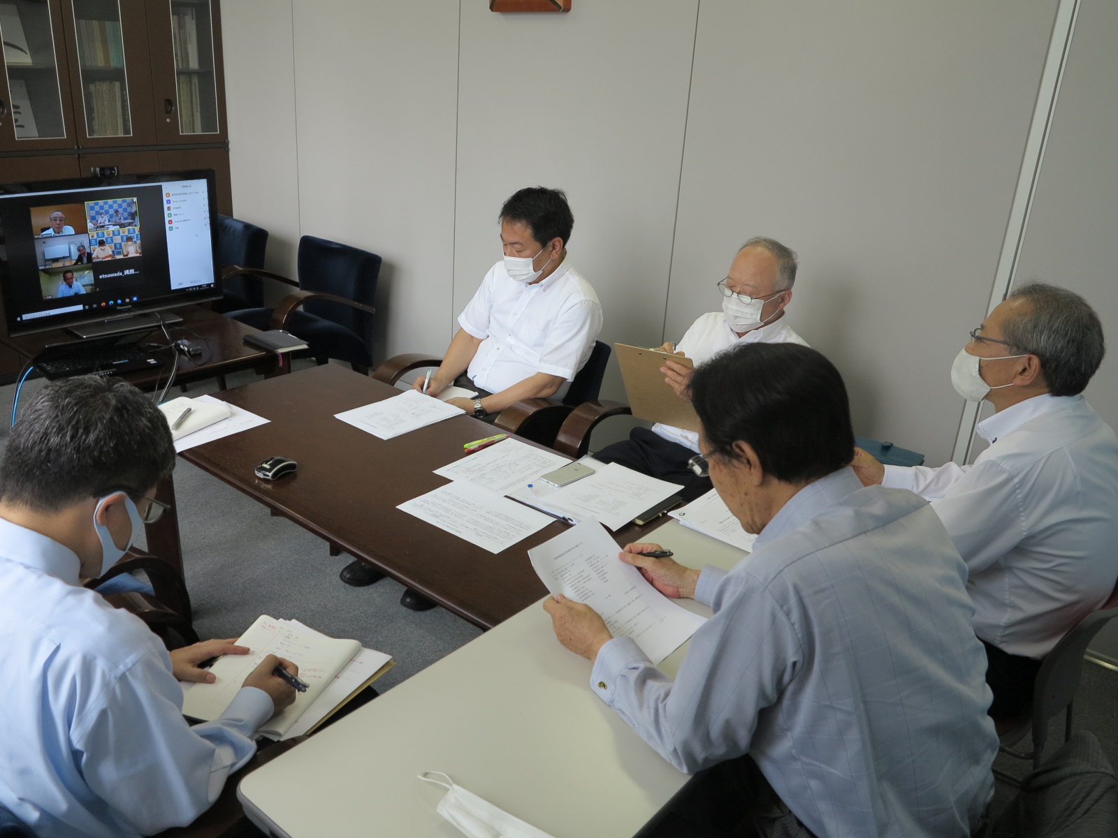 連合岐阜とのＷＥＢ会議